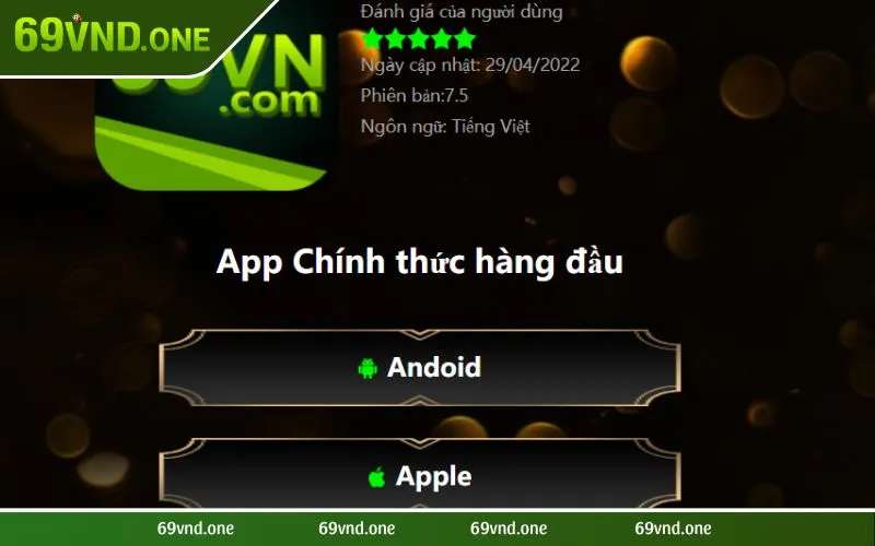 Yêu cầu thiết bị cần tuân thủ để tải app về máy