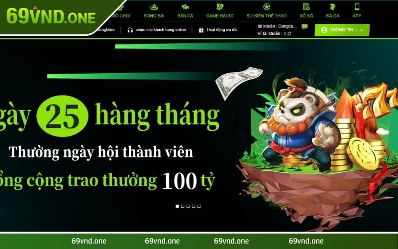 Đăng nhập vào trang chủ để bắt đầu quy trình