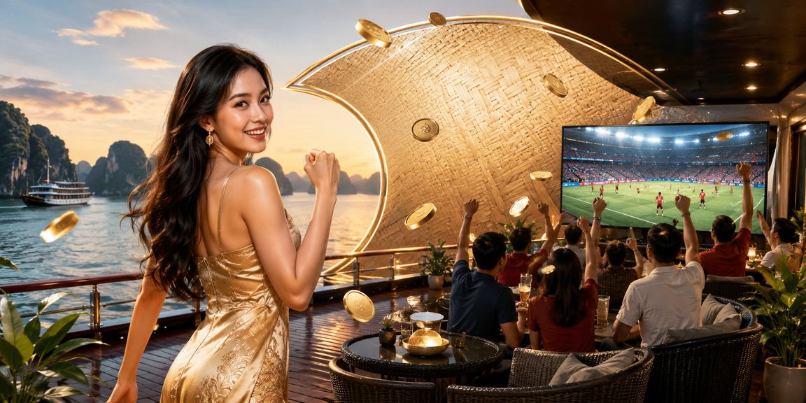 Người chơi tận hưởng không khí vịnh Hạ Long với phần thưởng cashback hấp dẫn